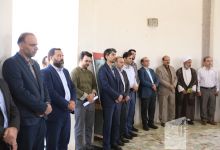 گزارش تصویری مراسم عطرافشانی و ادای احترام به مقام شامخ شهدای هشت سال دفاع مقدس